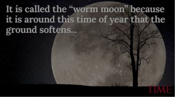 Worm Moon capture